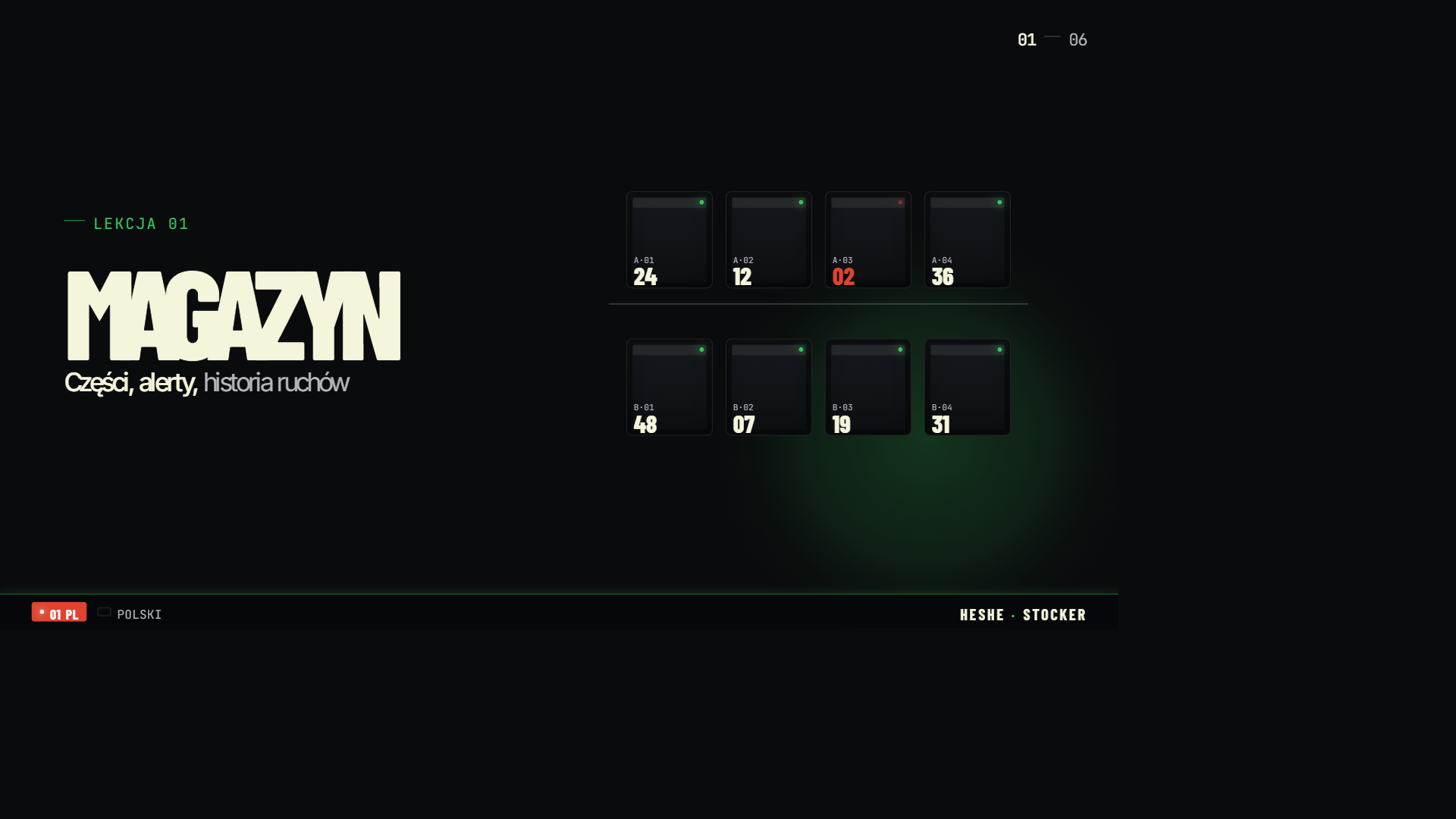 Lekcja 01 · Magazyn