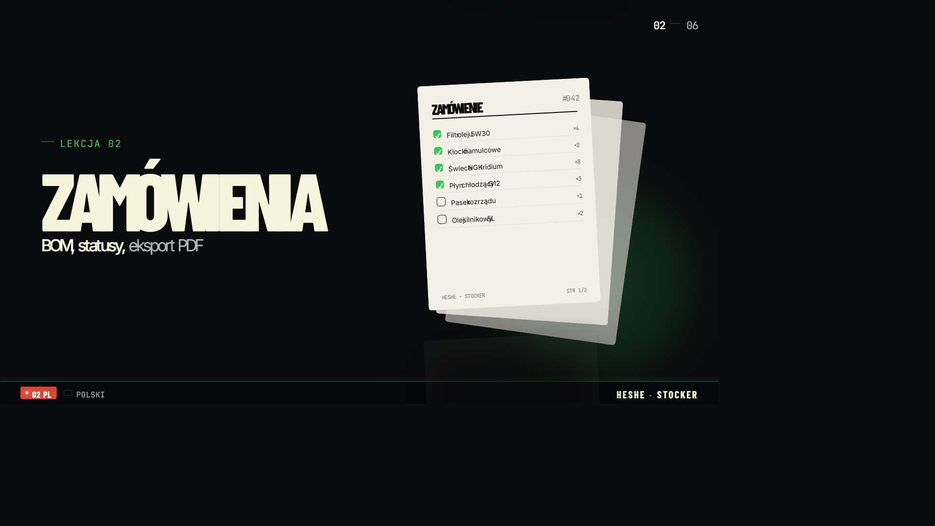 Lekcja 02 · Zamówienia